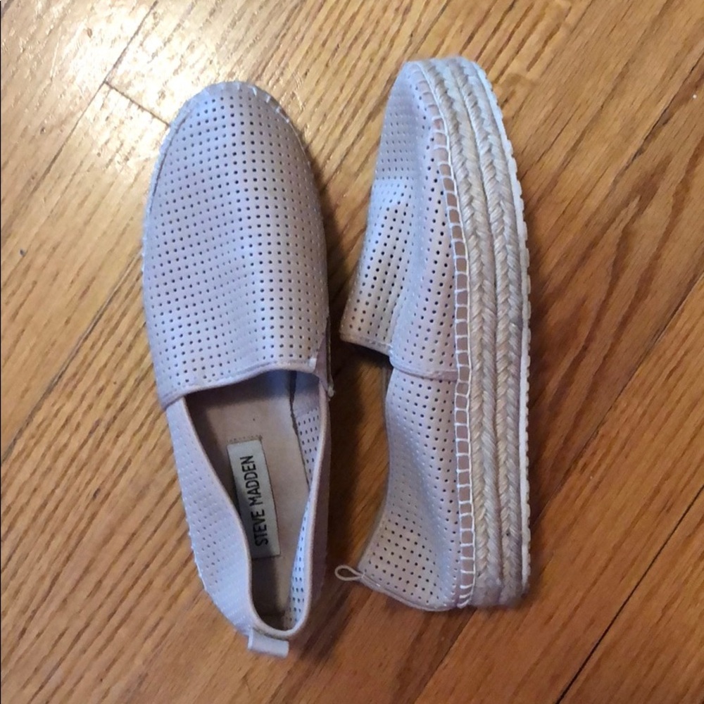 Steve Madden espadrille slip ons